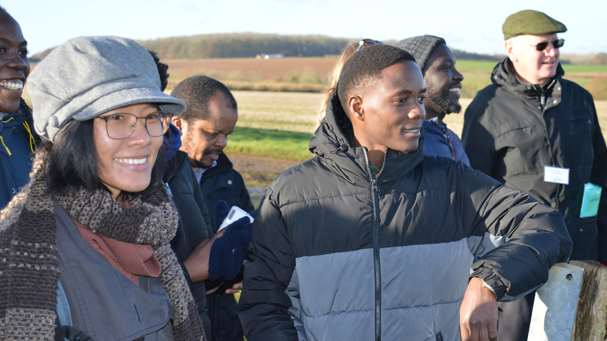 Group of students on a field trip