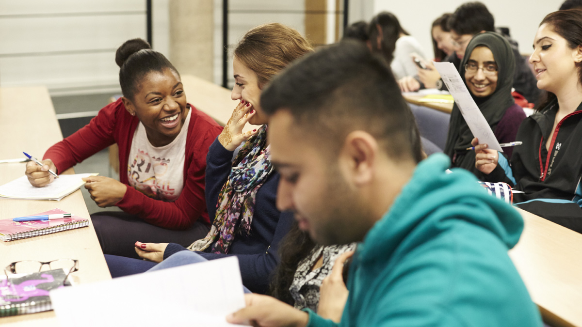  Student in lecture theatre