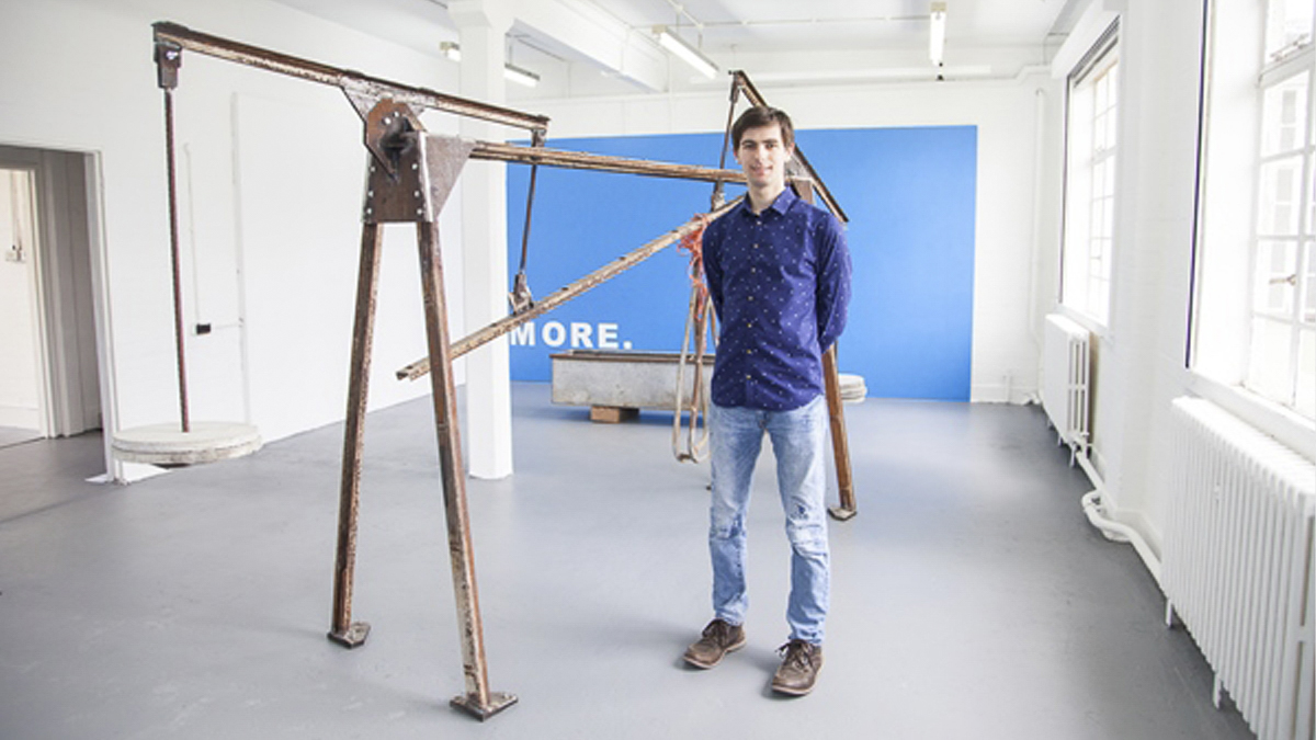 MA Fine Art student, Adam Stead