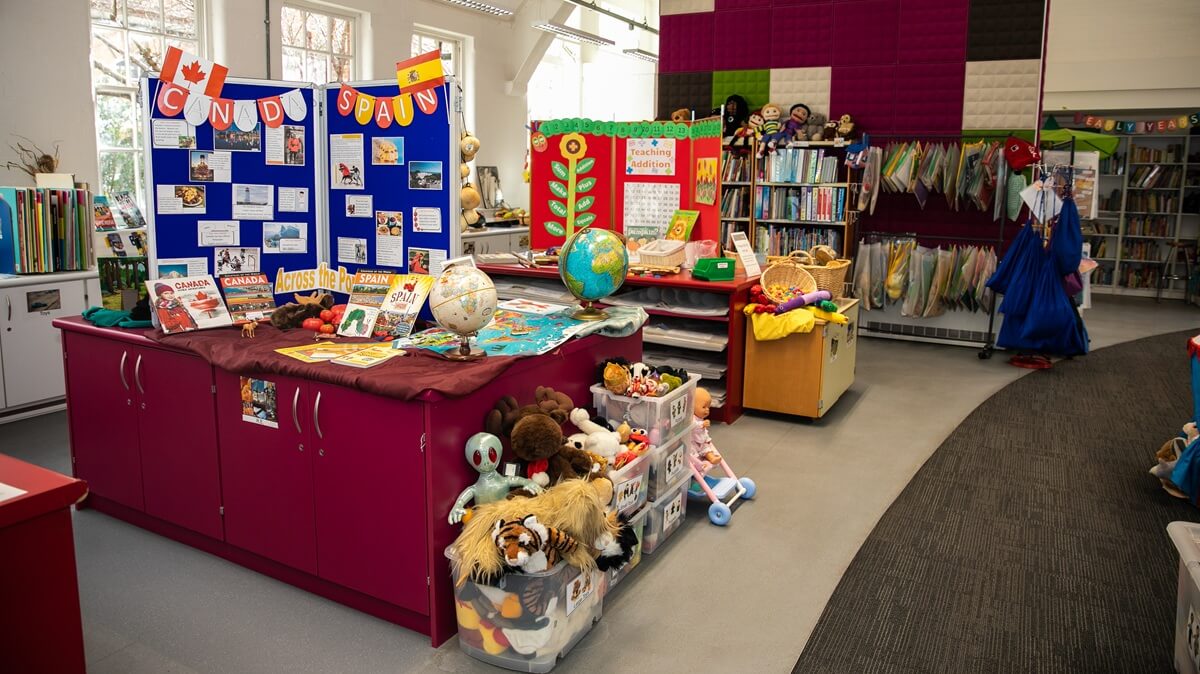 A teaching resource room in the Institute of Education